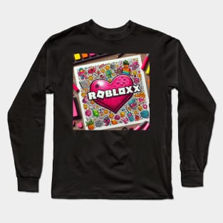 Roblox Valentine's Day Long Sleeve T-Shirt